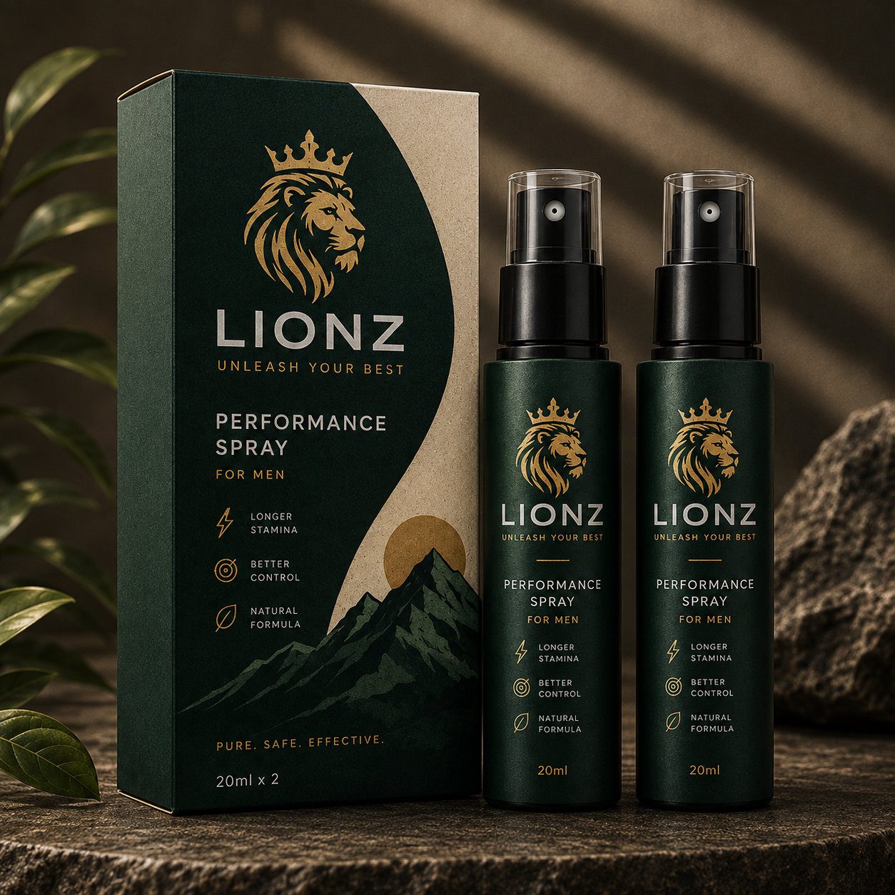 Lions Men Delay Spray (BUY 1 GET 1 FREE) | 30 DAYS MONEY BACK GURANTEE