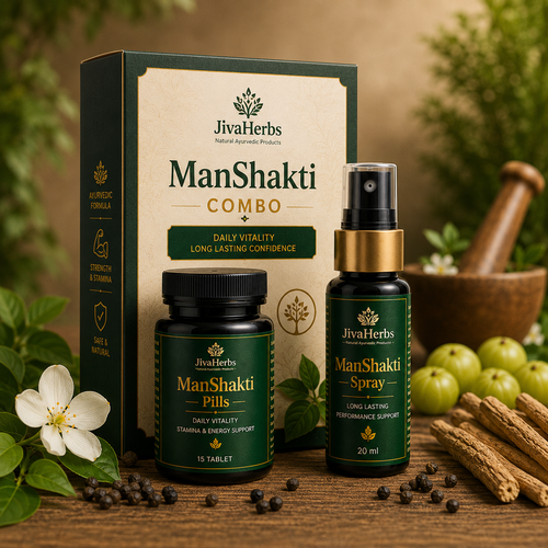 ManShakti Pills + Spray Combo | 30 DAYS MONEY BACK GURANTEE
