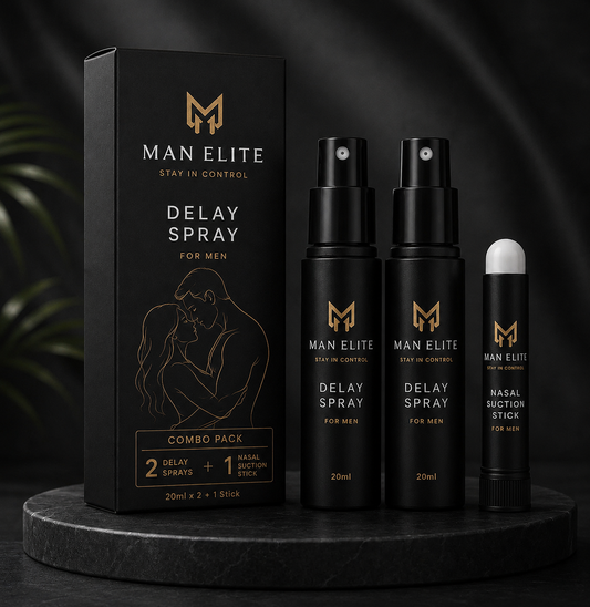 Man Elite Control Spray + Inhaler (BUY 1 GET 3 ) | 30 DAYS MONEY BACK GURANTEE